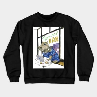 Capybara at the cafe Crewneck Sweatshirt